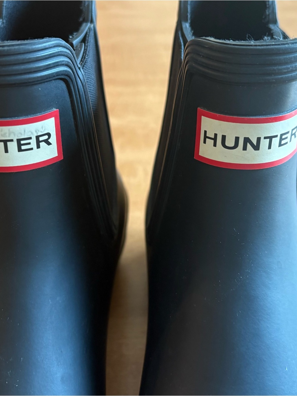 Hunter Waterproof Chelsea Rain Boots - Black - Picture 7 of 7